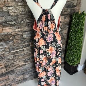 L*Space Pink Sleeveless Wrap Maxi Dress